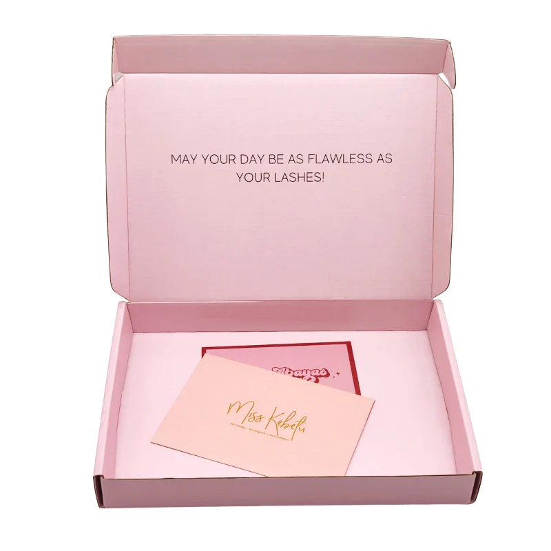Recycled Shipping Mailer Box Custom Printed Kraft Corrugated Cardboard Verpackung Lingerie Mailer Box with Logo for Gift Package