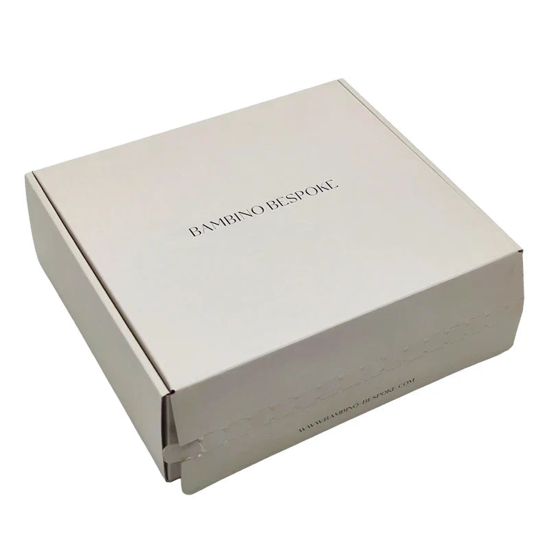 Custom Corrugated Cardboard Paper Packaging Tear Strip Printed Self Sealing Mailer Shipping Gift Box With Logo