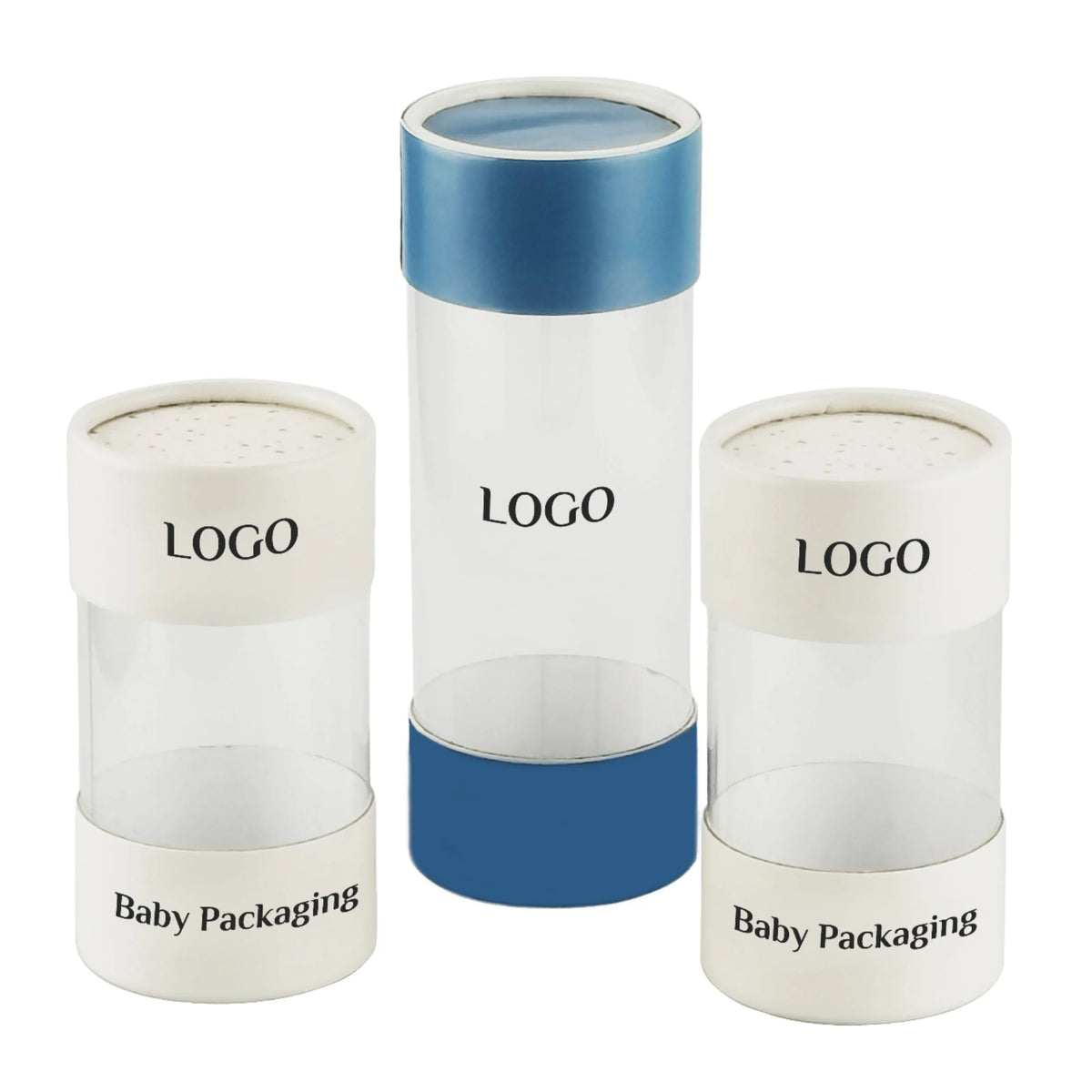Eco-Friendly Custom Kraft Cardboard Cylinder Packaging Round Handmade Baby Food Food Paper Tube