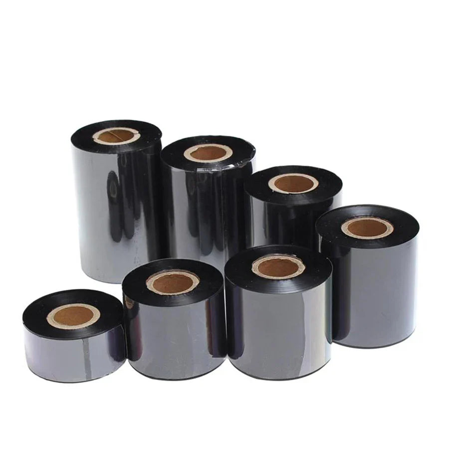 110mm X 300m Red/Blue/Yellow/White/Grey Color Thermal Transfer Barcode Printer Used Wax Resin Ribbon TTR