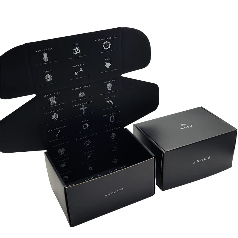 Customizable Corrugated Packaging Cosmetic Clothing Custom Logo Packaging Shoes Box for Mailer Shipping Carton Box with Handle