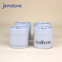 Custom Eco-friendly Kraft Cardboard Cosmetic Perfume Paper Tube Food Tea Coffee Candle Cylinder Box Packaging