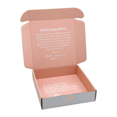 Product Customize Mailer Box Packaging Printing Clothes Apparel Corrugated Custom Wig Boxes with Logo Packaging