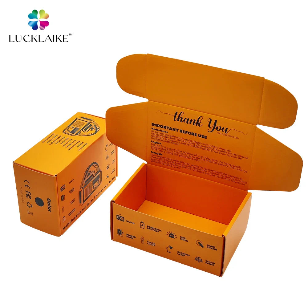 Customized Branded Printed Zipper Mailer Gift Paper Skin Care Cosmetic Luxury Kraft Black Boxes Packaging with Paper Insert