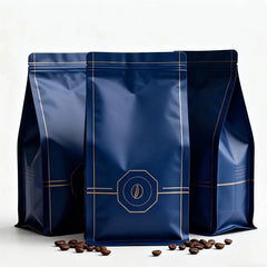 Wholesale Bolsas Para Cafe Custom Print Capacity Food Grade Coffee Resealable Eight Side Seal Pouch