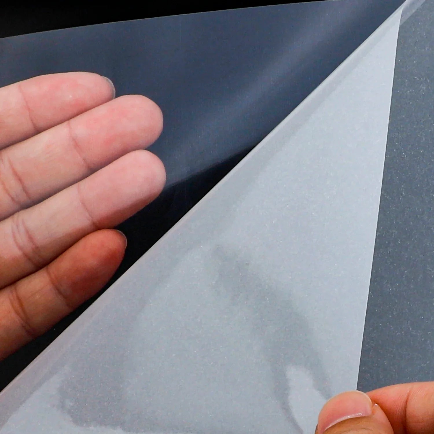 A4 8.5"x11" Translucent Tracing Sulfuric Aci Paper Sticker With Clear Backing Sulfate Sticker Adhesive Paper Film Paper Sulfur