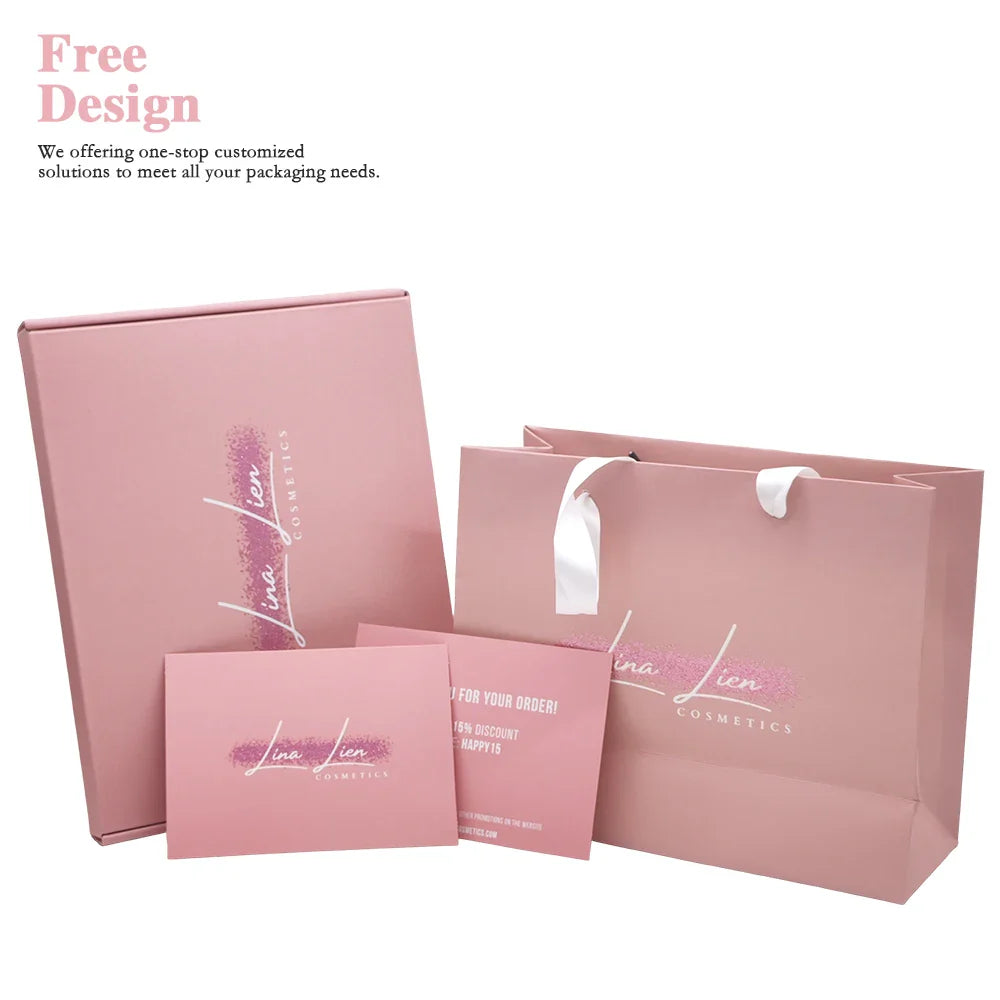 Eco-friendly Customized Tear Strip Gift Package Earring Necklace Jewelry Parcel Boxes Packaging Carton with logo