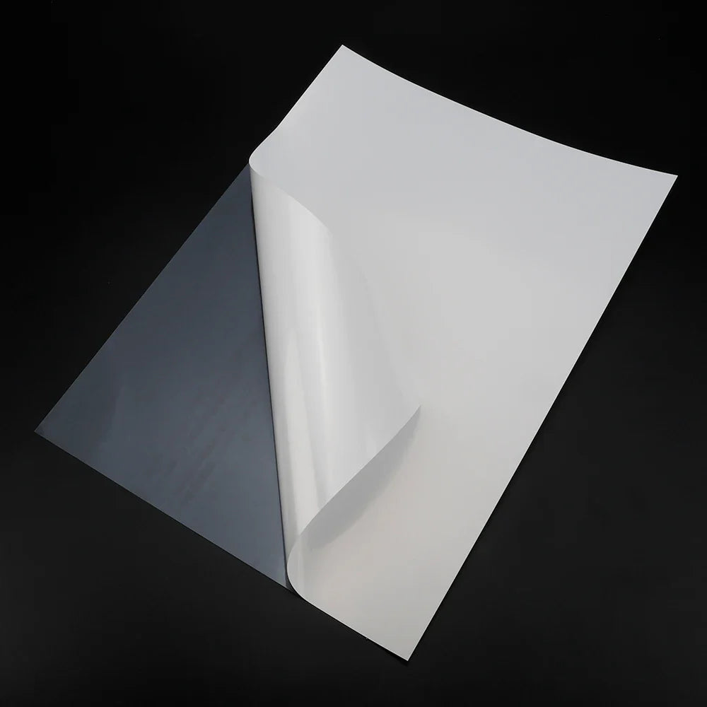 Wholesale White Transparent Backing A3 A4 Inkjet Printable Glossy Matte Yupo Sticker Paper Vinyl Clear Backing PET