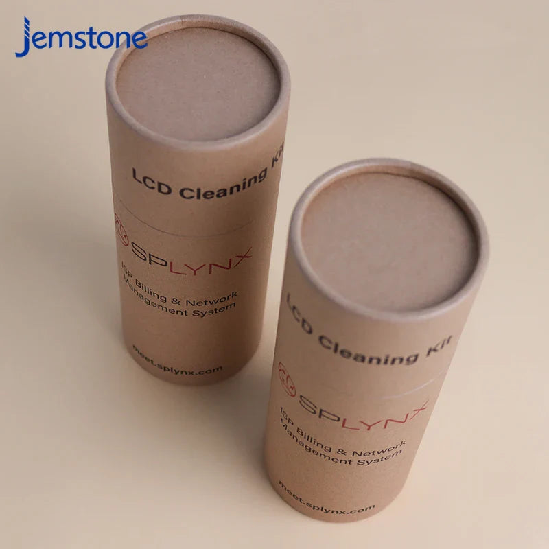 Eco-Friendly Printing Cylindrical Cardboard Tea Herbs Coffee Paper Box Kraft Paper Tube Cylindrical Packaging Box