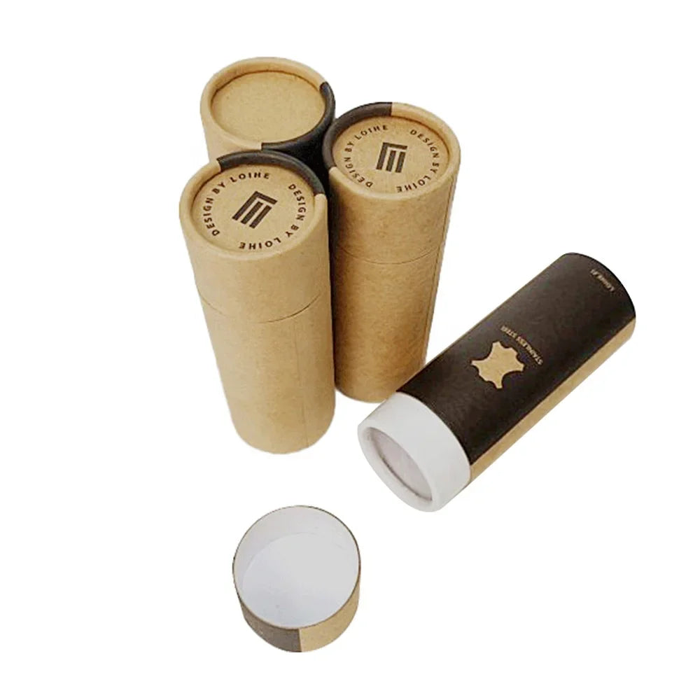 Eco Friendly Lip Balm Deodorant Stick Lipbalm Deodorant Cream Container Packaging Kraft Cosmetics Tube Package