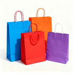 High-end Printed Clothes Packing Shoes Gift Bag Bolsas De Papel Shopping Paper Bags With Handle