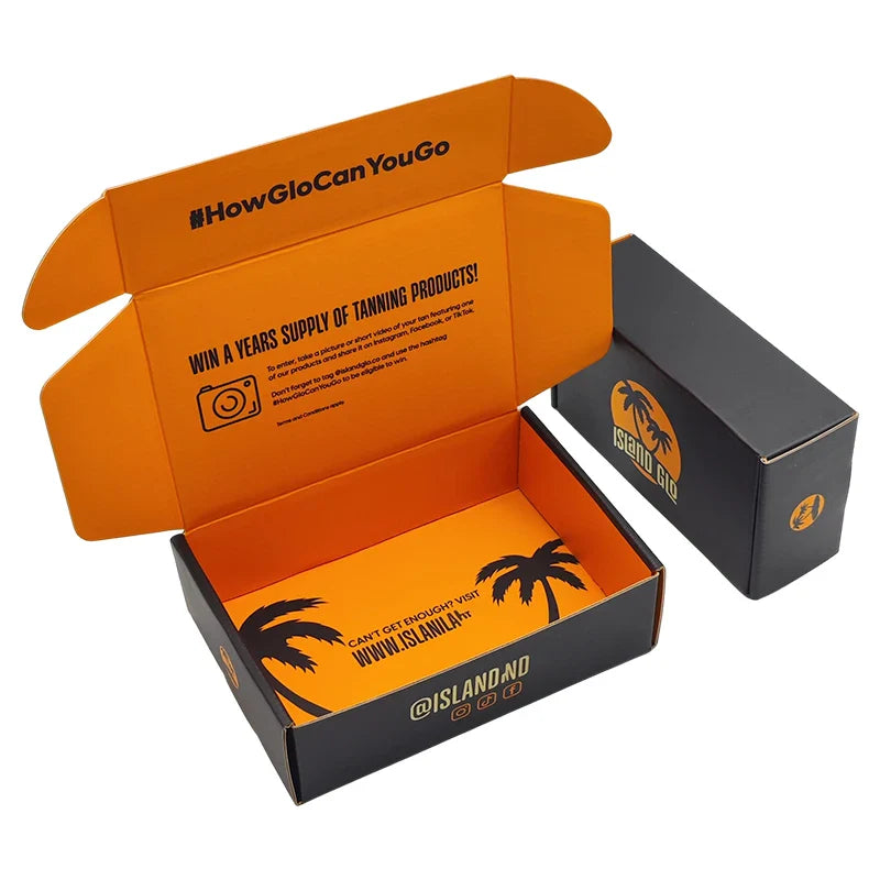 Recycled Shipping Mailer Box Custom Printed Kraft Corrugated Cardboard Verpackung Lingerie Mailer Box with Logo for Gift Package