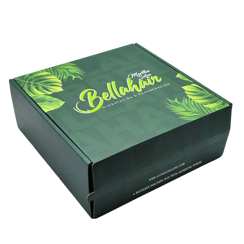 Custom White Corrugate Tear Strip Printed Self Sealing Mailer Delivery Shipping Boxes Wholesale Cajas Personalizadas with logo