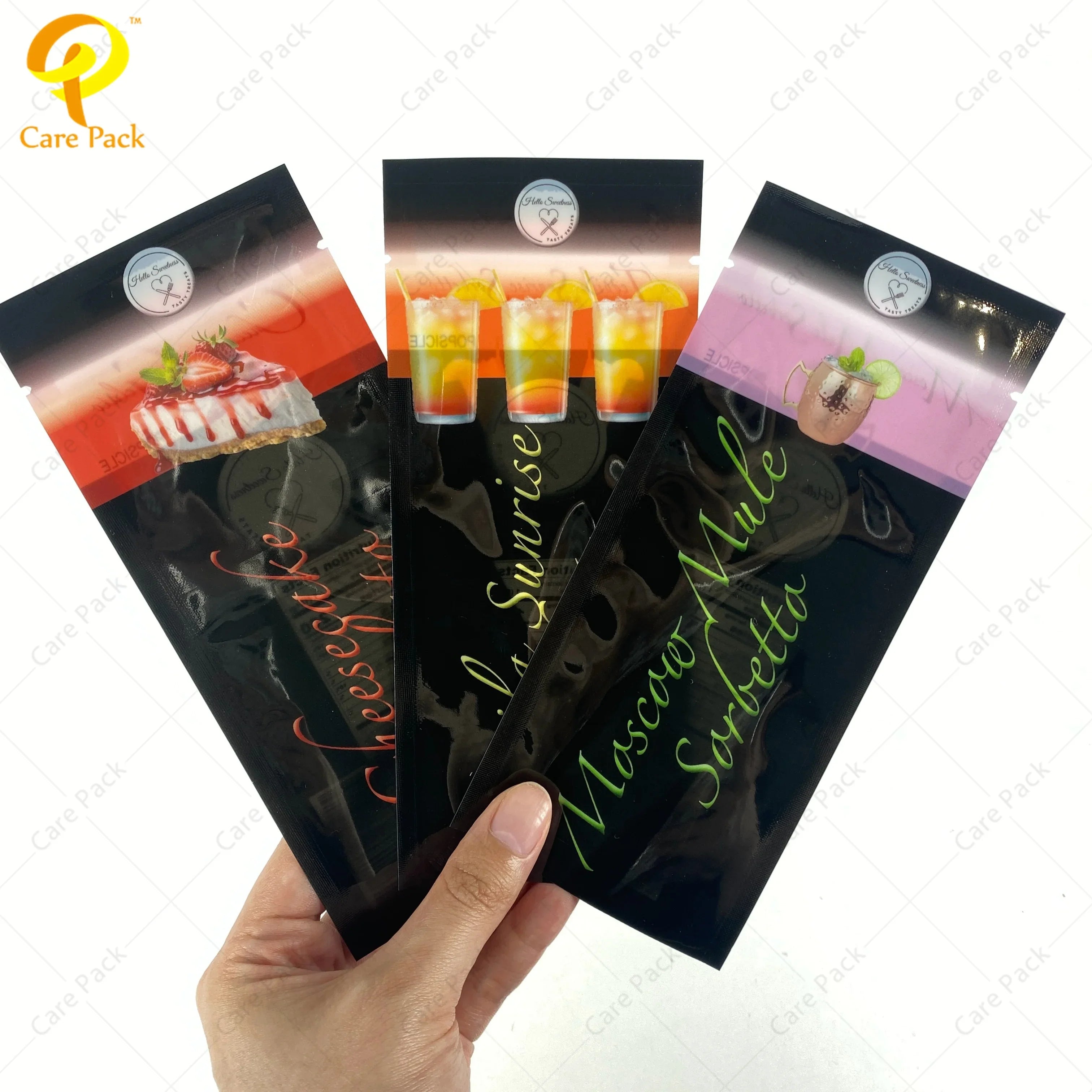 Customized Back sealed Bag Popsicle Packaging Bag Frozen Disposable Plastic Bag for Ice Cream Popsicle