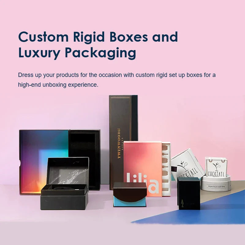 Corrugated Paper Skincare Packaging Adhesive Tear Strip Self Sealing Mailer Shipping Gift Box With Custom Logo