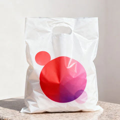 Thank You Shopping Gift Carry Plastic Tote Packing Handbag Online Shop Boutique Handle Clothes PE Poly Packaging Bags