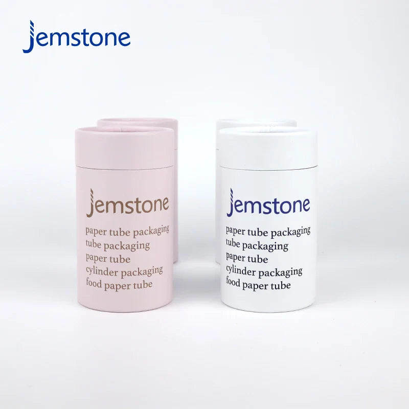 Custom Personal Design Printed Craft Kraft Cardboard Tube Gift Box Cylinder Packaging Food Powder Tea Coffee Candle Paper Tube