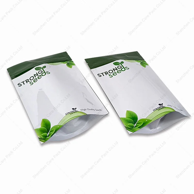 Customized Design 250g Seeds Grain Zipper Pesticide Seeds Aluminum Foil Plant Organic Fertilizer Packaging Stand up Pouch