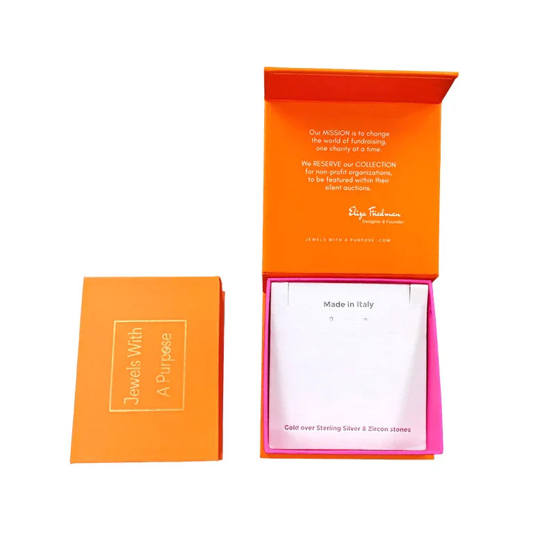 Customized Women Fashion Jewelleries Magnetic Paper Crafts Package Boxes Ring Jewelry Gift Box Packaging Sets With Paper Bag