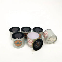 Custom Airtight Unsealed Leisure Foods Paper Cans Cylinder Gift  Packaging for Cookies Cardboard Chocolate Paper Round Box