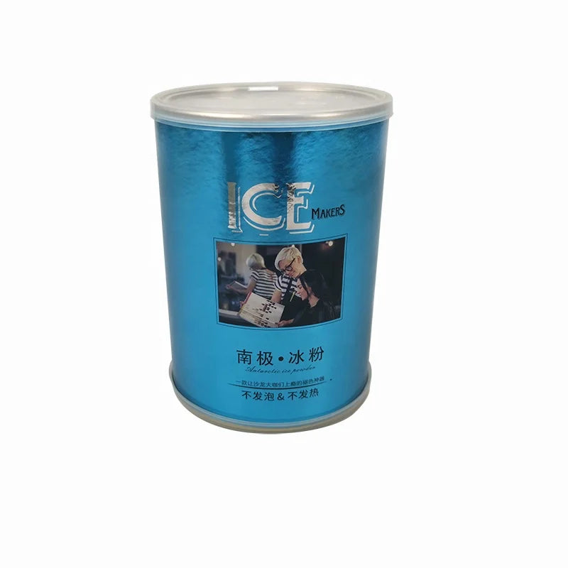Tighter Seal Metal Lid Cylinder Square Aluminum Lid Easy Pull Tube Paper Cans for Power