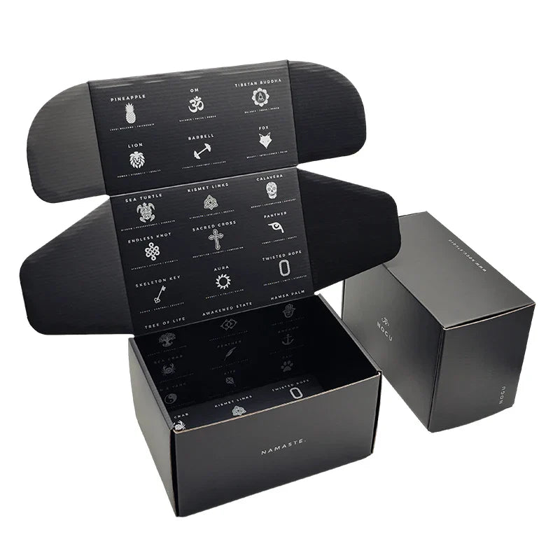 Customized Corrugated Carton Shipping Boxes for Jewelry Versandkarton with Personalized Logo for Socks Packaging