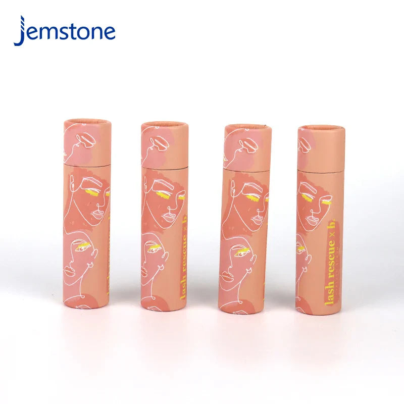 Eco-Friendly Custom Deodorant Packaging Cosmetics Perfume Bottle Lipstick Gloss Container Tubes Twist up Paper Tube for Lip Balm