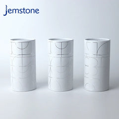 Eco-Friendly Printed Milk Food Paper Tube Kraft Cardboard Candle Paper Tube Packaging Coffee Tea Packaging for Cookie