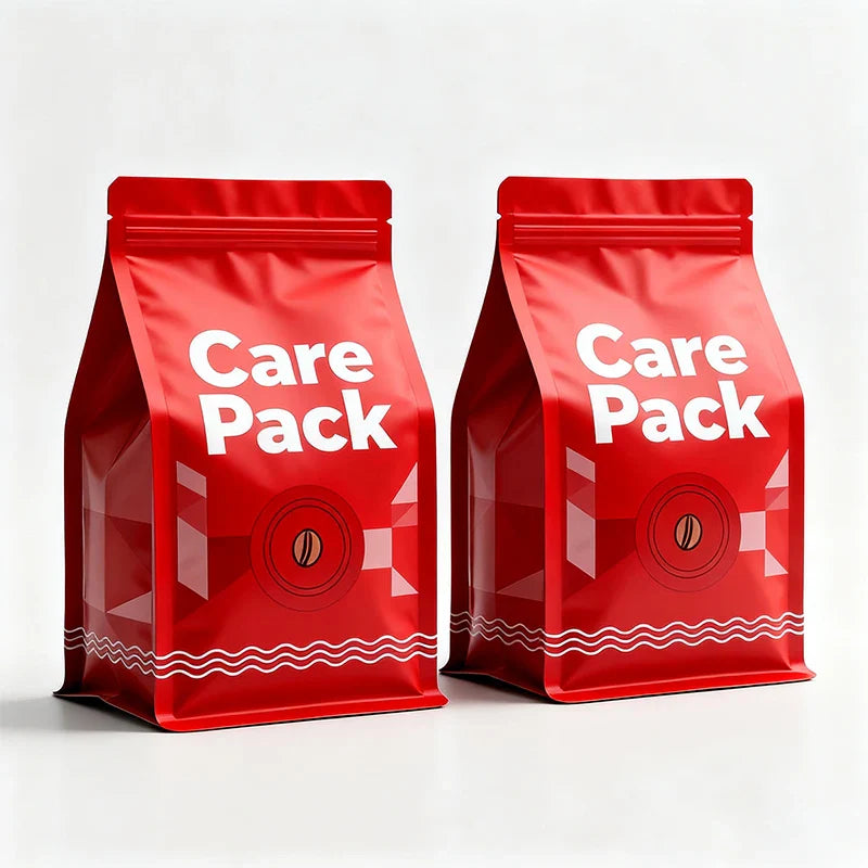 Custom 8oz 12oz 16oz Coffee Bag Aluminum Foil Flat Bottomed Long Freshness Coffee Packaging Bean Bags With Valve