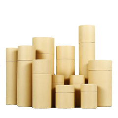 Biodegradable Kraft Clothes T Shirt Towels Cylinder Packaging Package Paper Tube