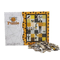 Custom 500 1000 Pieces ODM/OEM Halloween Christmas Theme Pattern Paper Gift Puzzles, Sublimation Blank White Jigsaw Puzzle