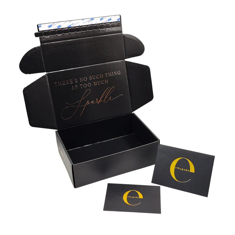 Customized pink Color Folding Packiging Paper Press on Nail Perfume Eyelash Jewelry Box Packaging Luxury with logo