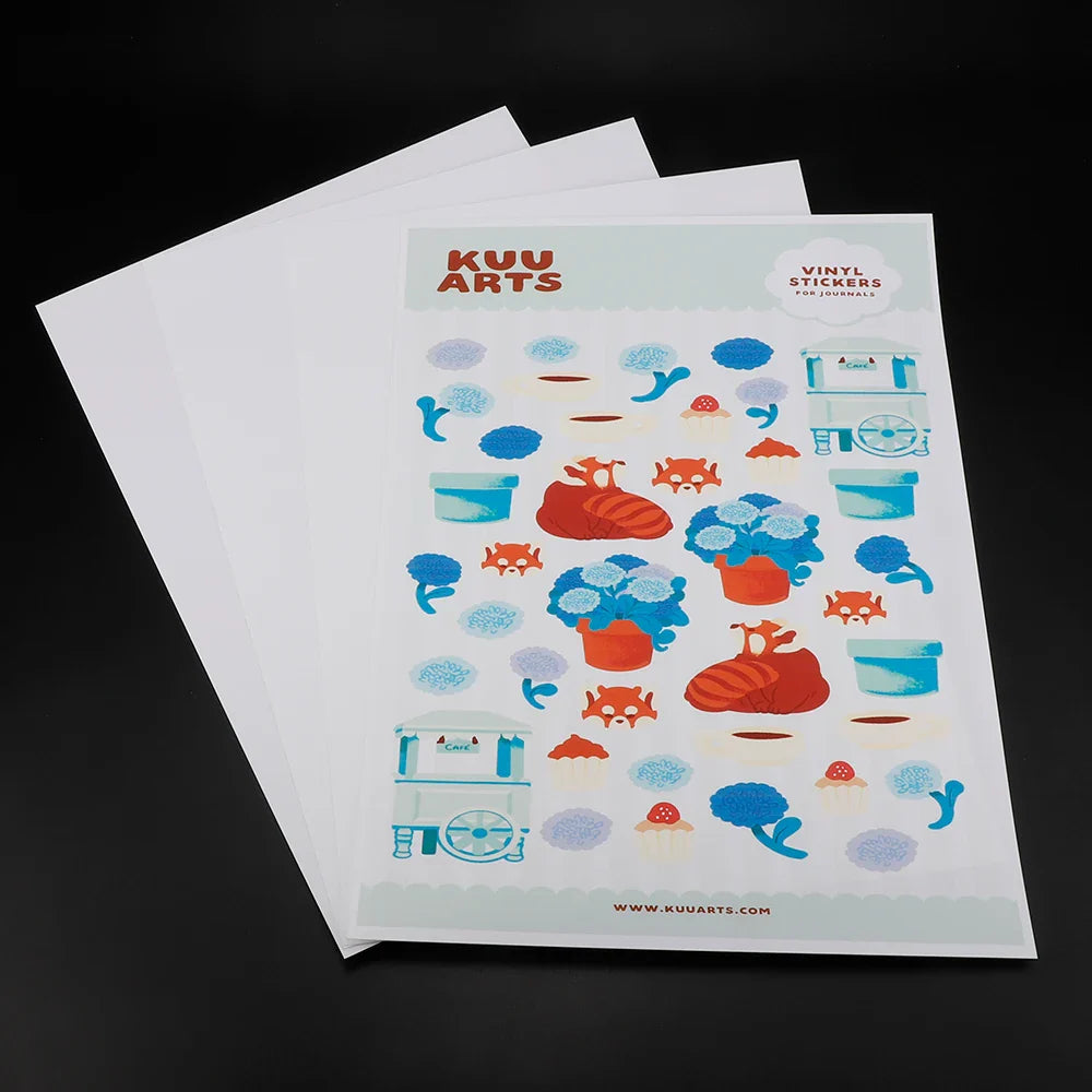 Inkjet Printable A3 A4 Yupo Sticker Paper Vinyl Clear Backing, Matte Transparent Back Sticker Sheet With Clear Plastic Backing