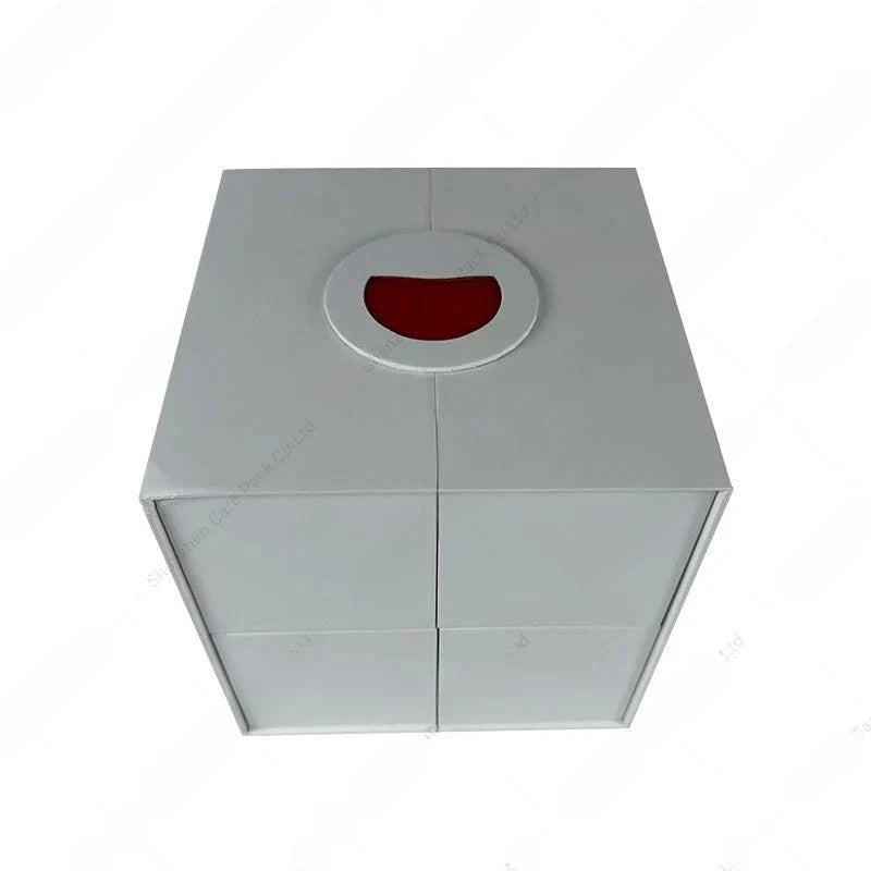 New Trend Advent Calendar Handmade Rigid Cardboard Boxes With Drawers Empty Gift Packaging Box for Cosmetic Toys