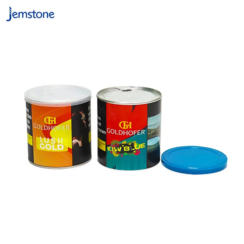 Custom Design Cylinder Box Kraft Paper Tube Empty Cans for Powder Food Packaging Cardboard Tube Packaging