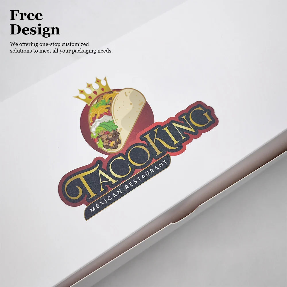 OEM Customized Flat Folding Food Packaging Box White Matt Card Coated Paper Mailing Cardboard Storage Delivery Boxes
