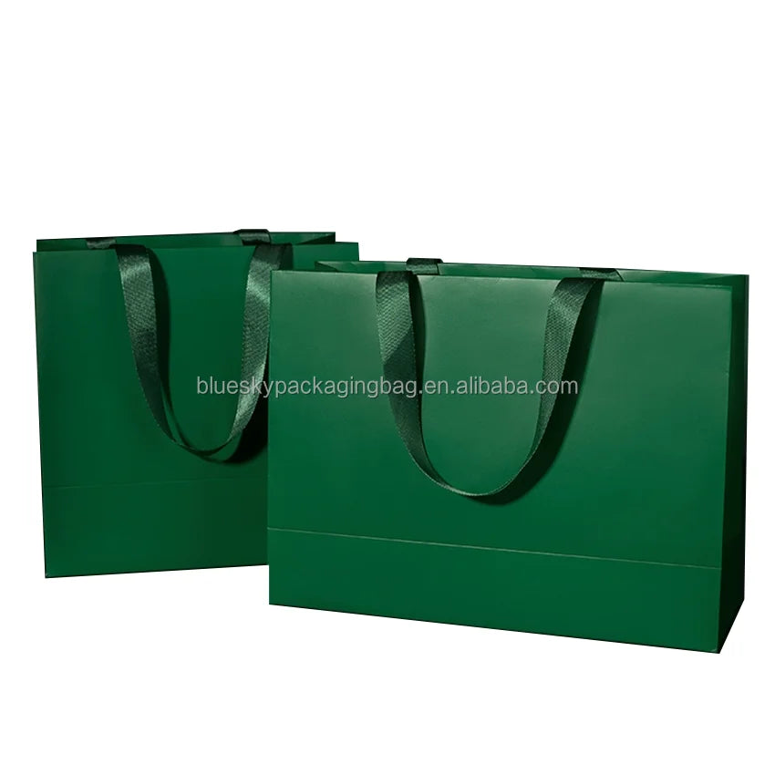 Custom Kraft Paper Bag With Handles Shopping Bags Retail Bag Wholesale Bulk Customized Logo Printing for Boutique Gift Packaging