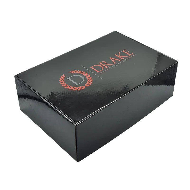 Customized Recycled Corrugated Subscription Sealing Foldable Black Kraft Airplane Flat Mailer Boxes with Custom logo for Cloth