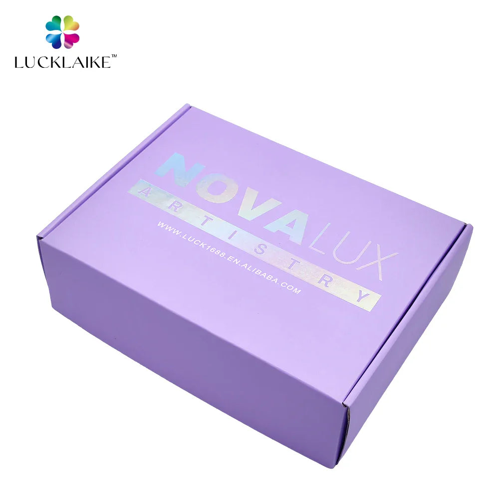 Customized Luxury Personalized Matte Pink Shipping Mailing Parcel Package Paper Lash Packaging Boxes for Clothing