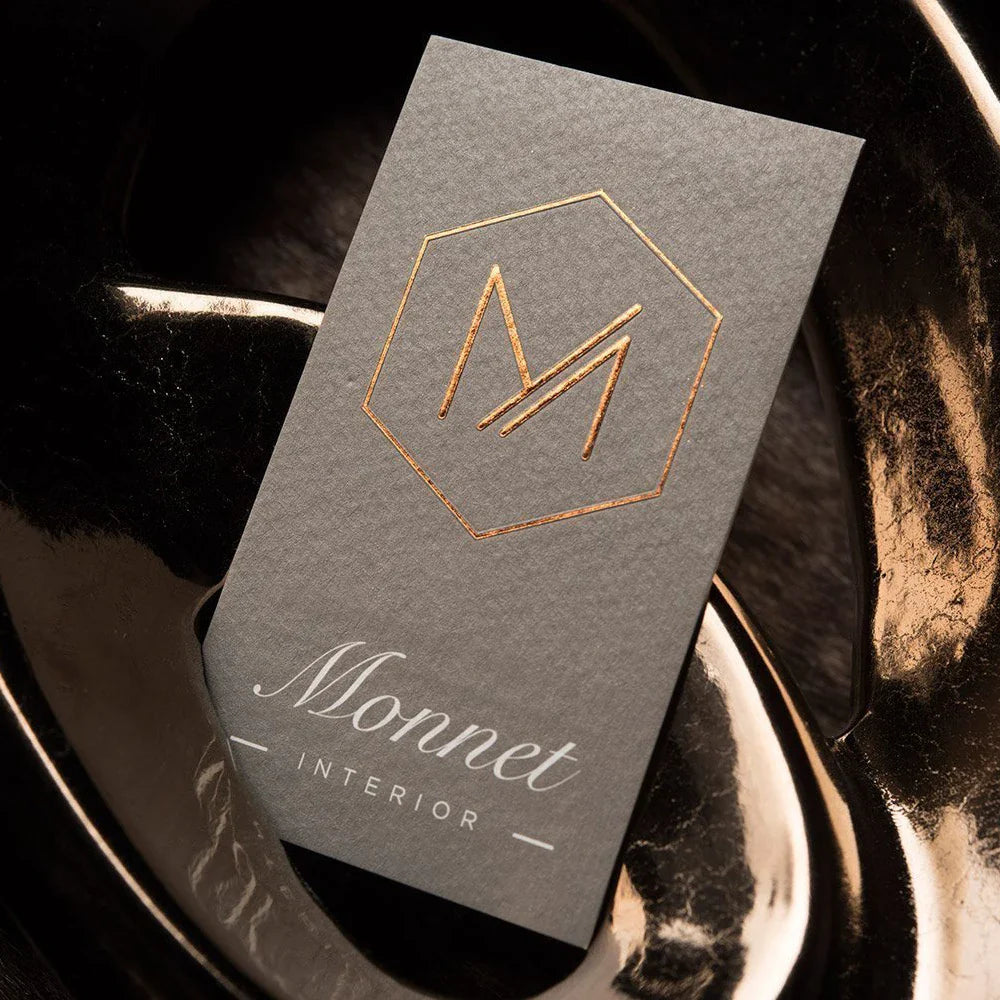 Personalized Custom Gold Foil Postcards Printing Thank You Merry Christmas Greeting Gift Card With Envelopes for Small Business