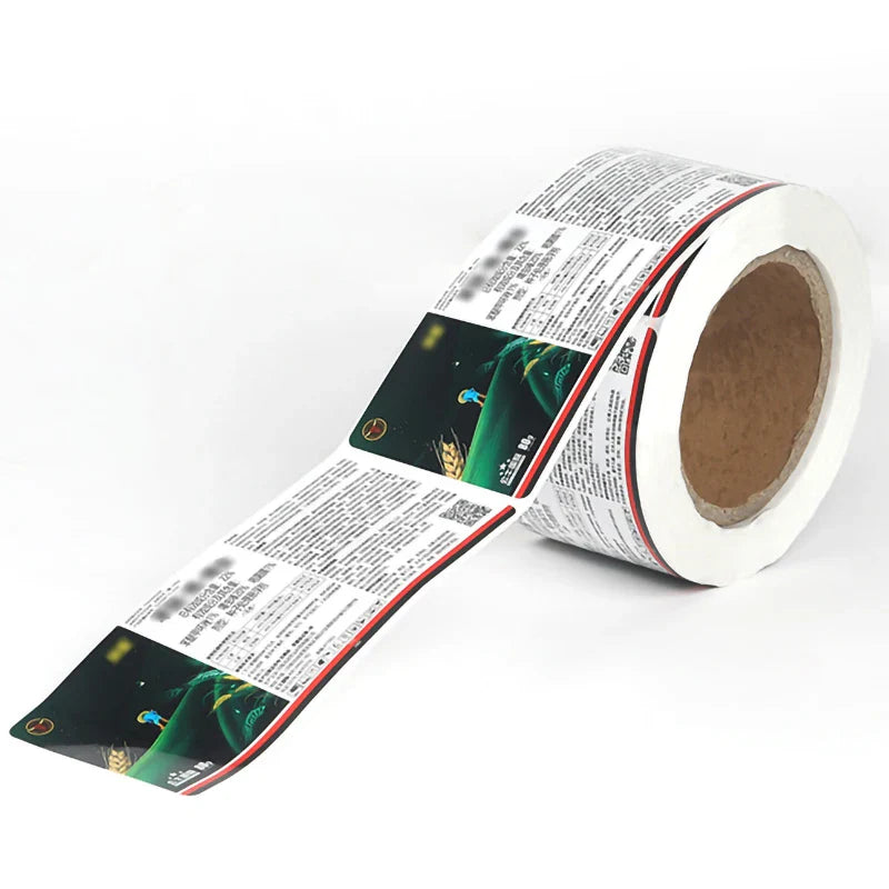 Custom Waterproof Self Adhesive Agricultural Glyphosate Herbicide Plastic Bottle Packaging Label Sticker Pesticide Bottle Label