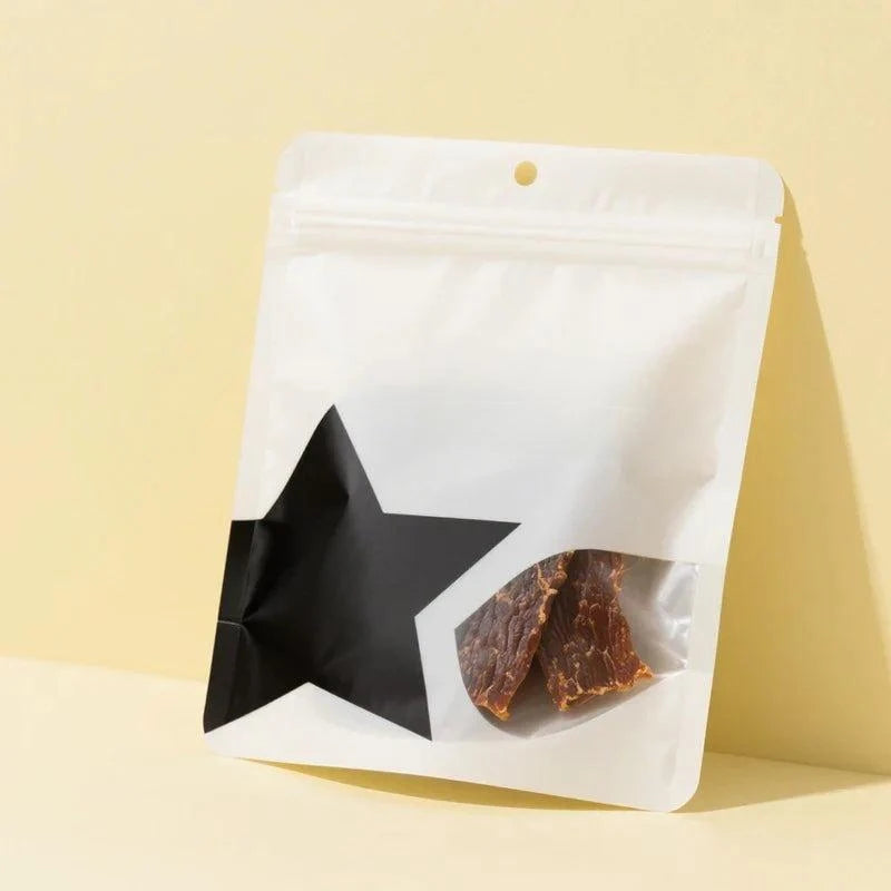 Food Dry Storage Dried Fruit Zipper Moisure-proof Recyclable Sealed Bag With Transparents Window