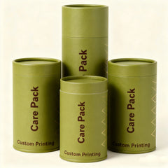 Custom Cylindrical Canister Bulk Tea Coffee Cosmetic Gift Cardboard Craft Kraft Paper Tube Airtight Paper Boxes