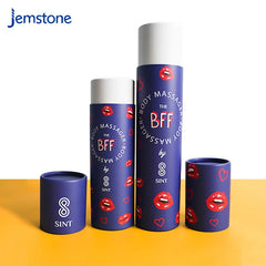 Customized Manufacturer Long Round Box Brown Paper Kraft Tube Metal Lid Cardboard Shipping Tube Mailing Poster Packaging Tube