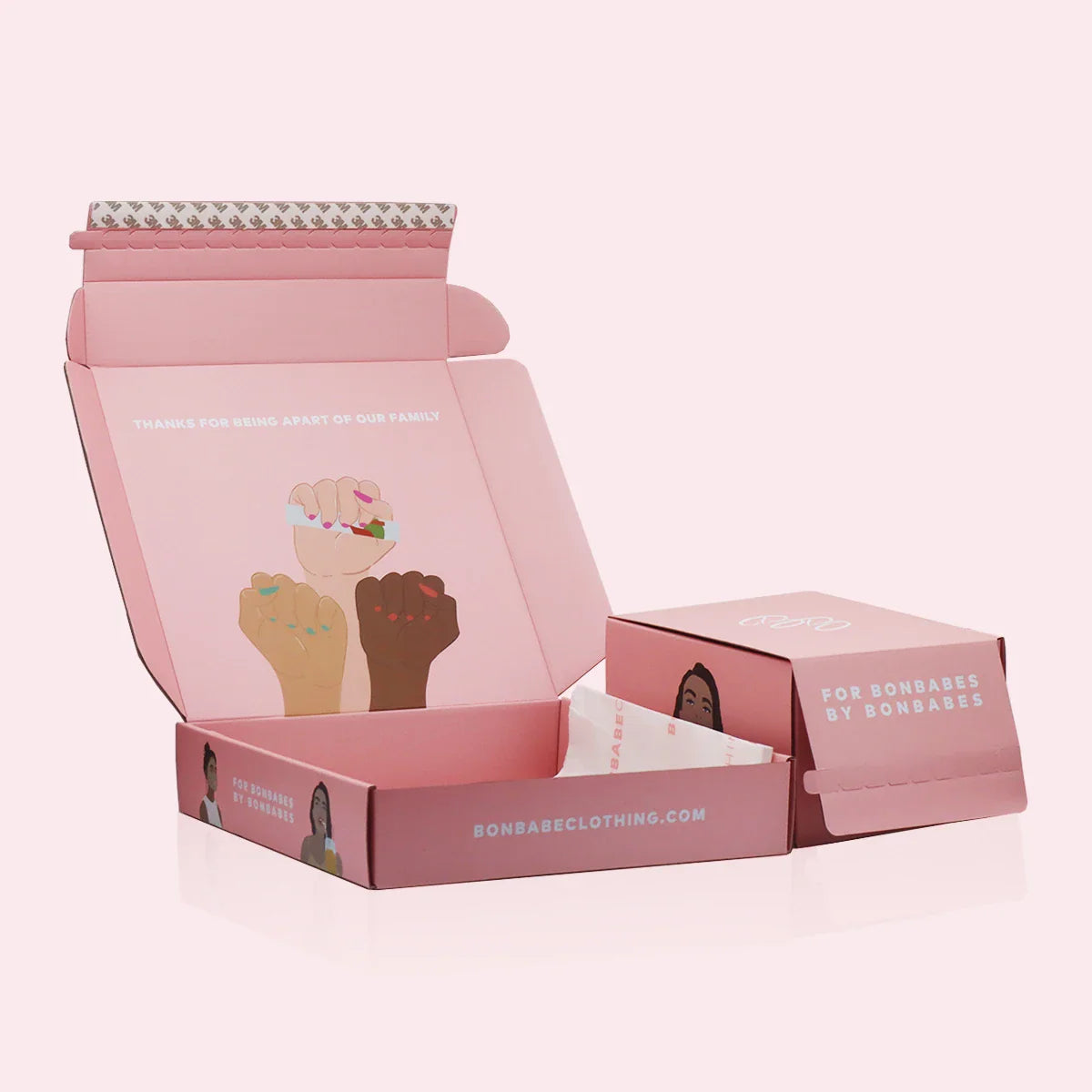 EU Wholesale Custom Logo Printed Small Size Unique Corrugated Shipping Boxes Cardboard Skincare Mailer Clothing Packing Box