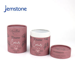 Custom Cardboard Tube  Kraft Coffee Cylinder Packaging Round Container Box Packaging Food Grade Tea Paper Tube
