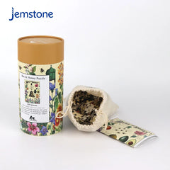 Custom Eco-Friendly Luxury Kraft Cylinder Packaging for Food Clothes Recyclable Cardboard Toy Bee Puzzle Paper Tube