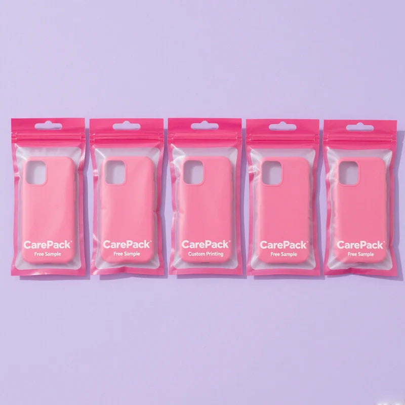 Transparents Front Resealable PET Mobile Waterproof Plastic Bags for iphone 17 Package