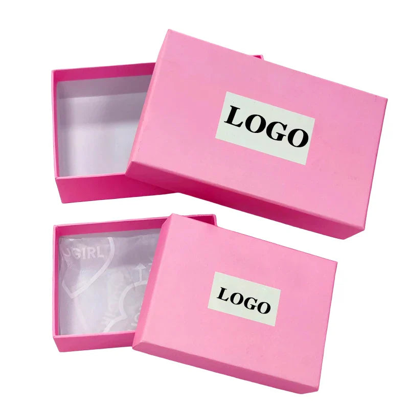 Customised UV Printing Deep Blue Hard Rigid Paper Cardboard Packaging Lid and Base Men Wallets Carteras Gift Boxes for Present