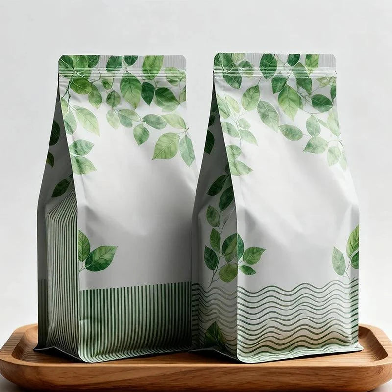 Wholesale Bolsas Para Cafe Custom Print Capacity Food Grade Coffee Resealable Eight Side Seal Pouch